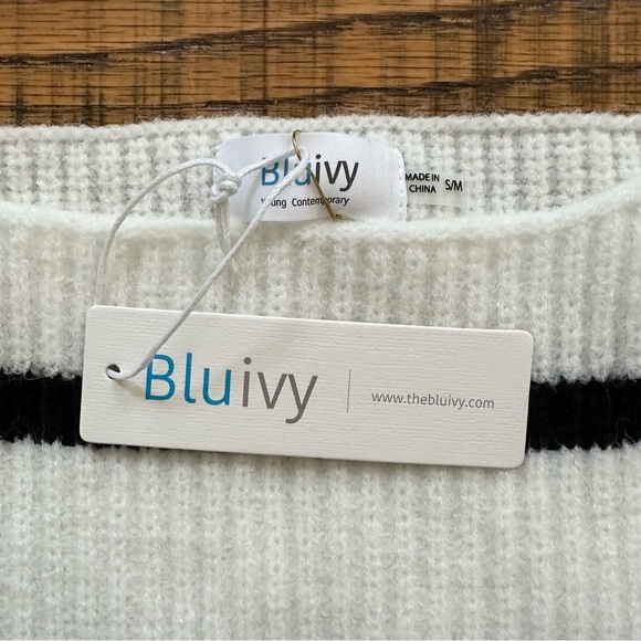 NWT Striped Sweater - Picture 3 of 3